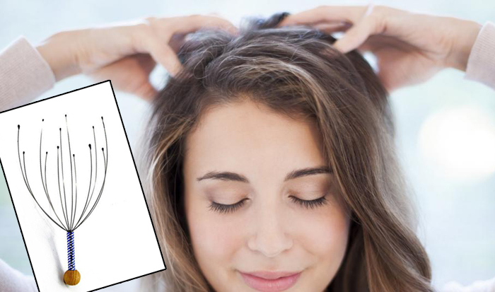 массаж головы при выпадении волос